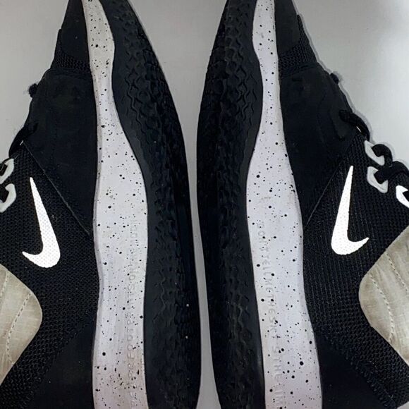 Nike Men\'s Black White Oreo PG 3 Paul George Mid Top Lace Up Sneaker Size 5